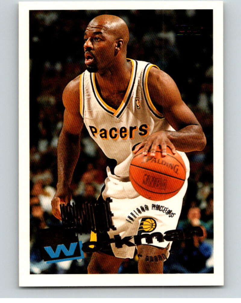 1995-96 Topps NBA #241 Haywoode Workman Indiana Pacers V70443 Image 1
