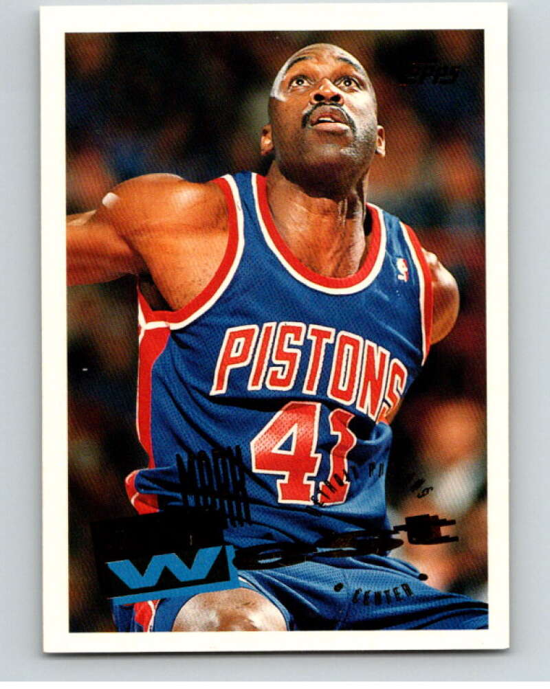 1995-96 Topps NBA #248 Mark West Detroit Pistons V70452 Image 1