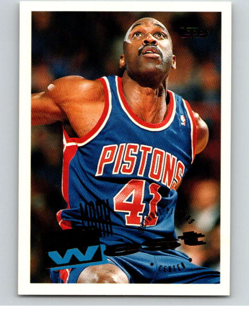 1995-96 Topps NBA #248 Mark West Detroit Pistons V70453 Image 1