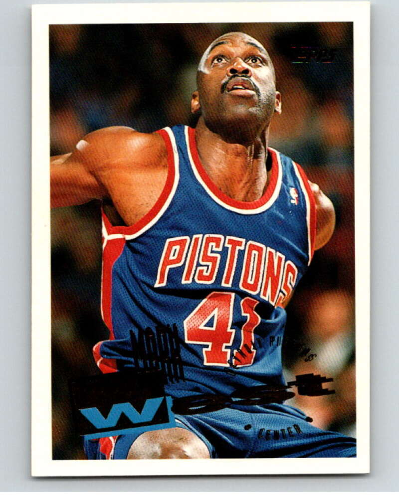 1995-96 Topps NBA #248 Mark West Detroit Pistons V70455 Image 1