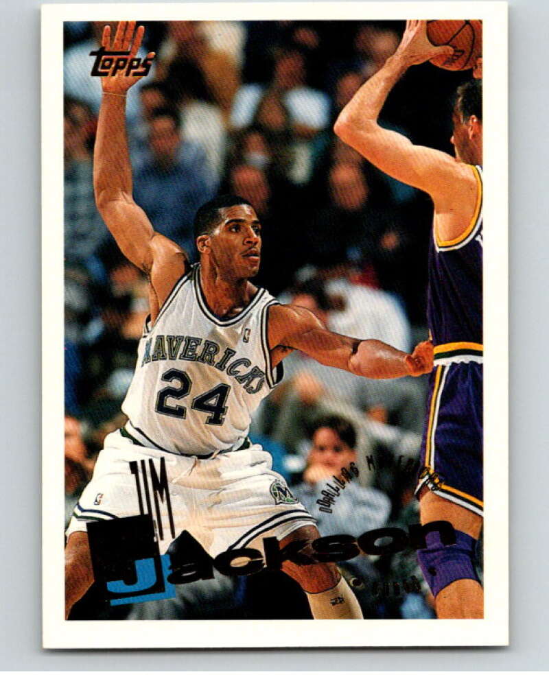 1995-96 Topps NBA #250 Jim Jackson Dallas Mavericks V70458 Image 1