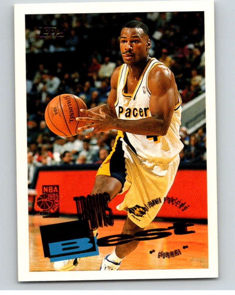 1995-96 Topps NBA #251 Travis Best RC Rookie Indiana Pacers V70461 Image 1