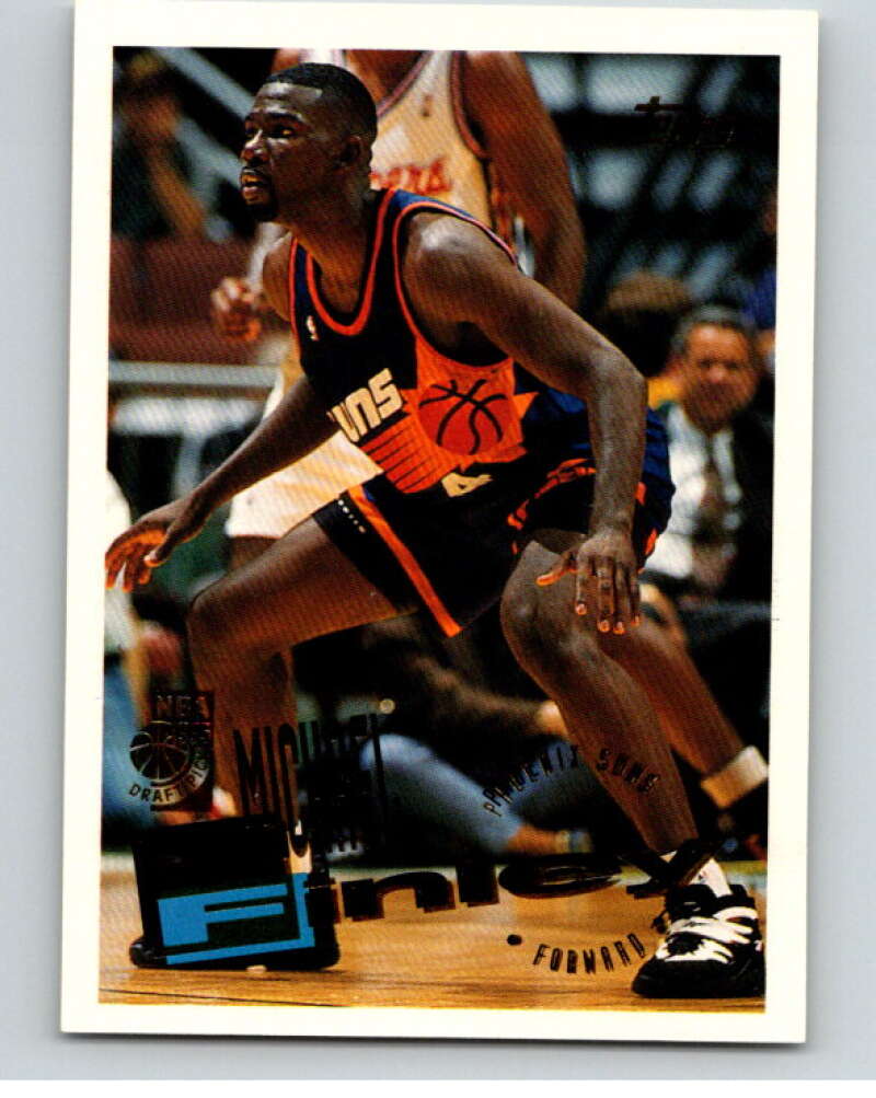 1995-96 Topps NBA #256 Michael Finley RC Rookie Phoenix Suns V70468 Image 1