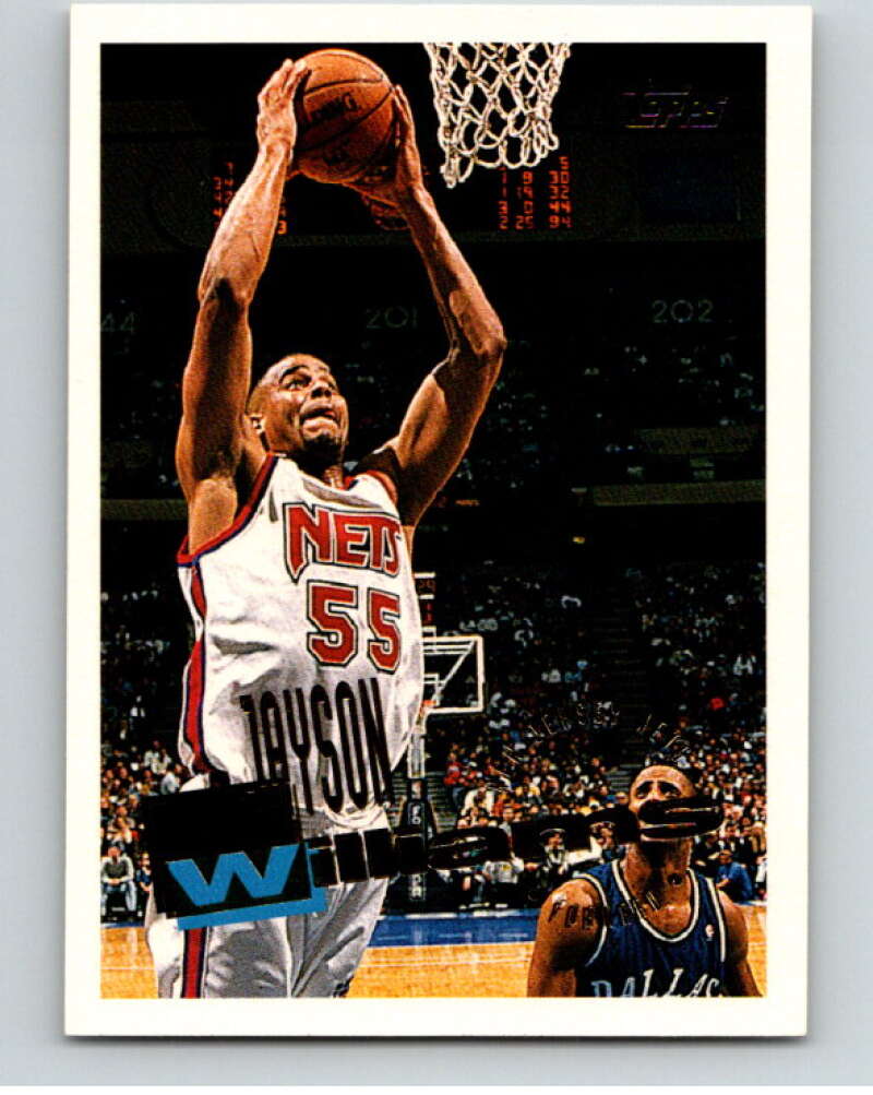 1995-96 Topps NBA #267 Jayson Williams New Jersey Nets V70489 Image 1
