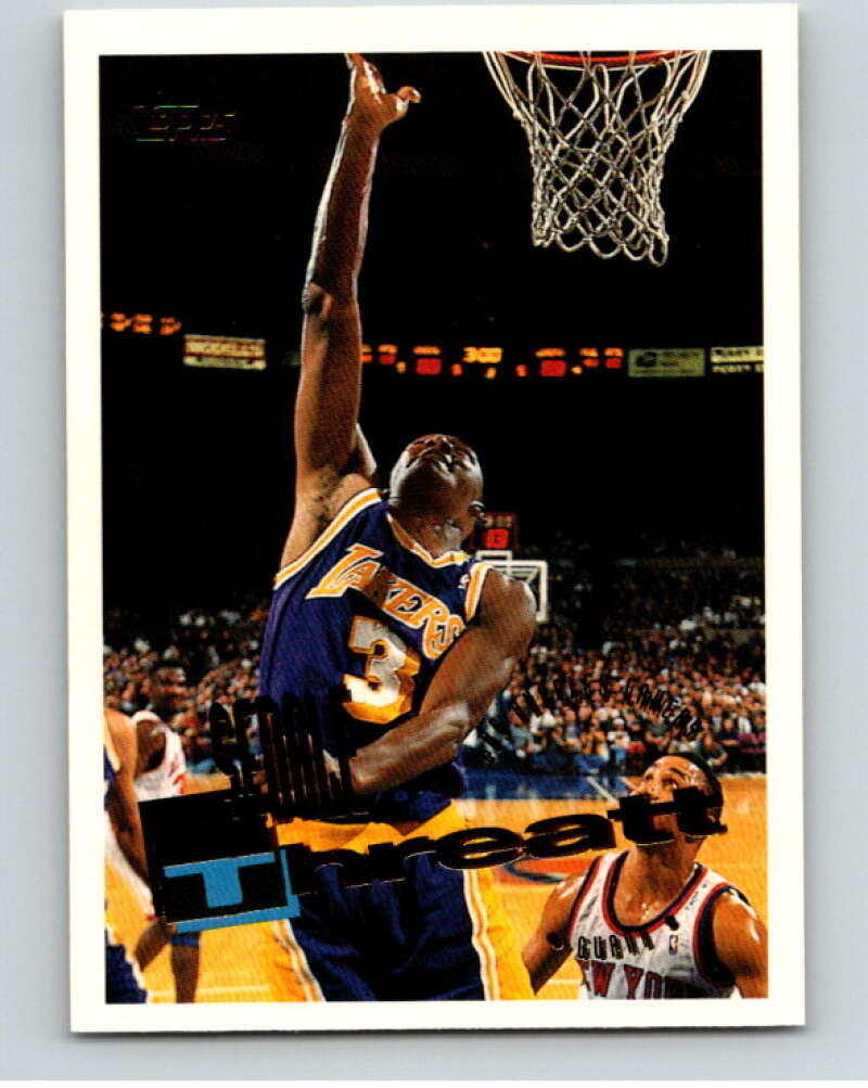 1995-96 Topps NBA #269 Sedale Threatt Los Angeles Lakers V70494 Image 1