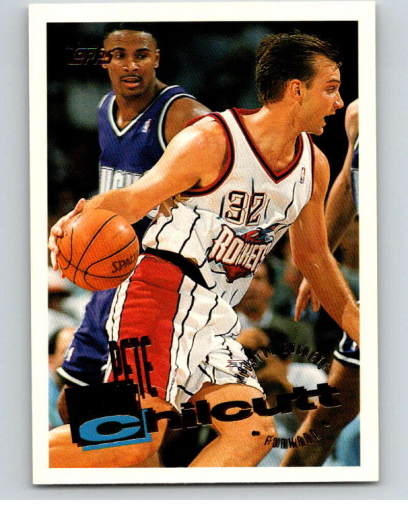 1995-96 Topps NBA #271 Pete Chilcutt Houston Rockets V70497 Image 1
