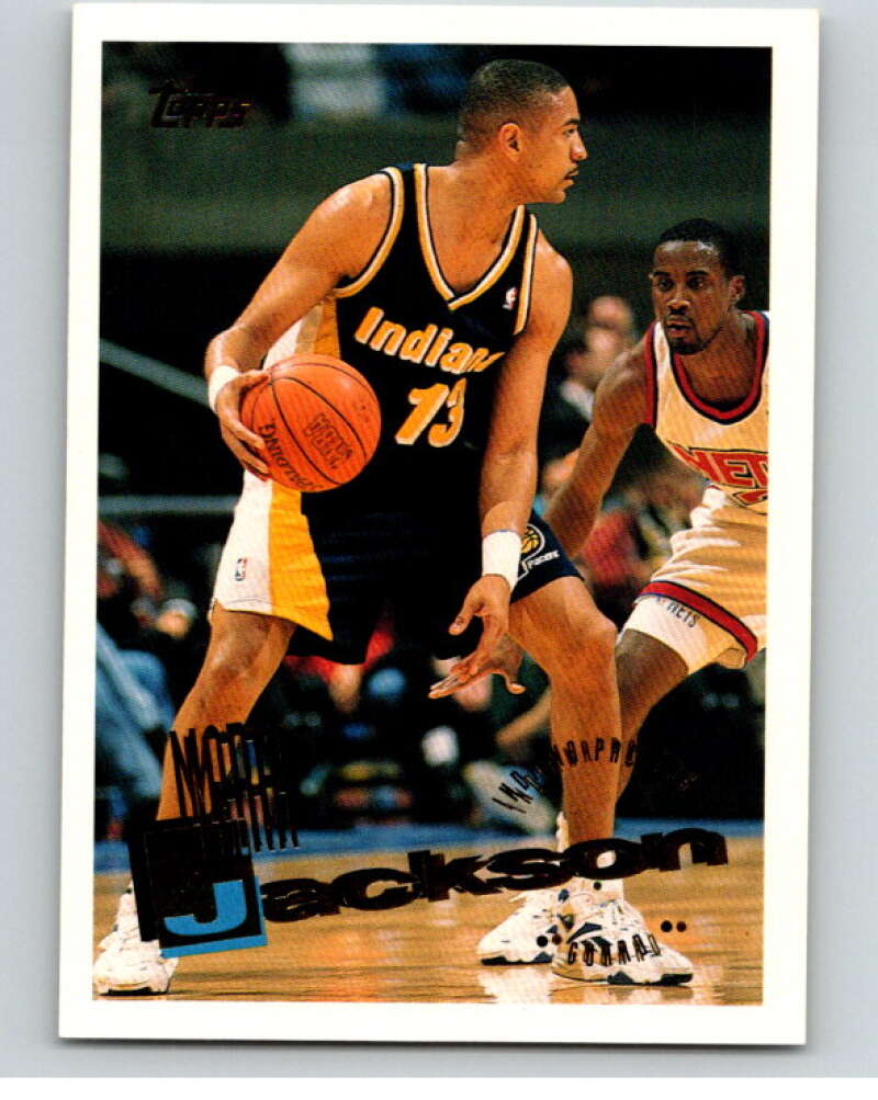 1995-96 Topps NBA #281 Mark Jackson Indiana Pacers V70515 Image 1