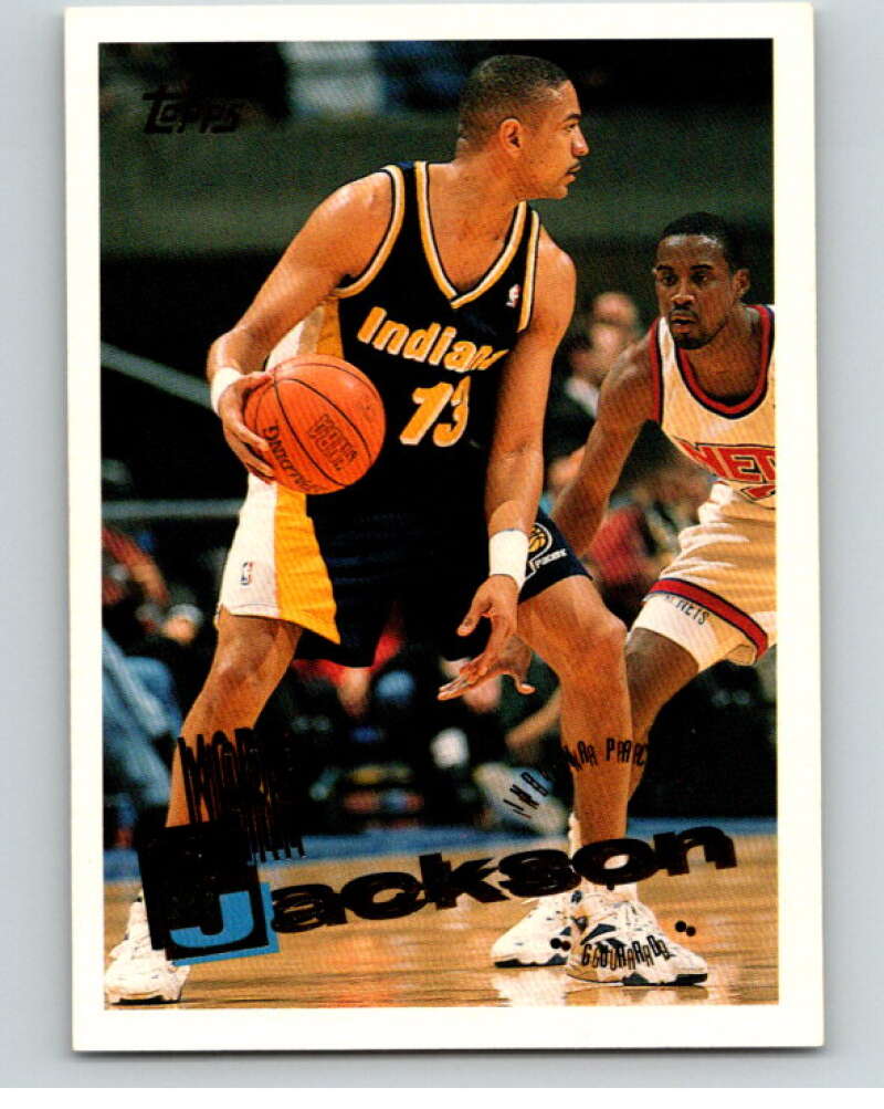 1995-96 Topps NBA #281 Mark Jackson Indiana Pacers V70516 Image 1