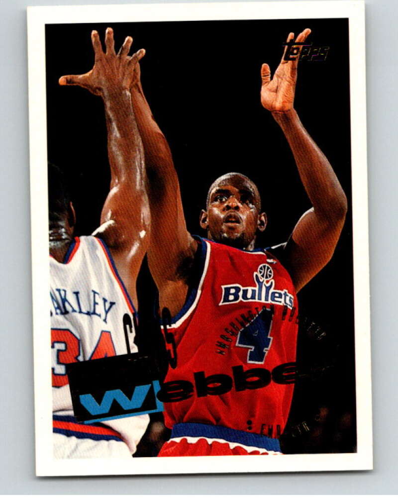 1995-96 Topps NBA #282 Chris Webber Washington Bullets V70517 Image 1
