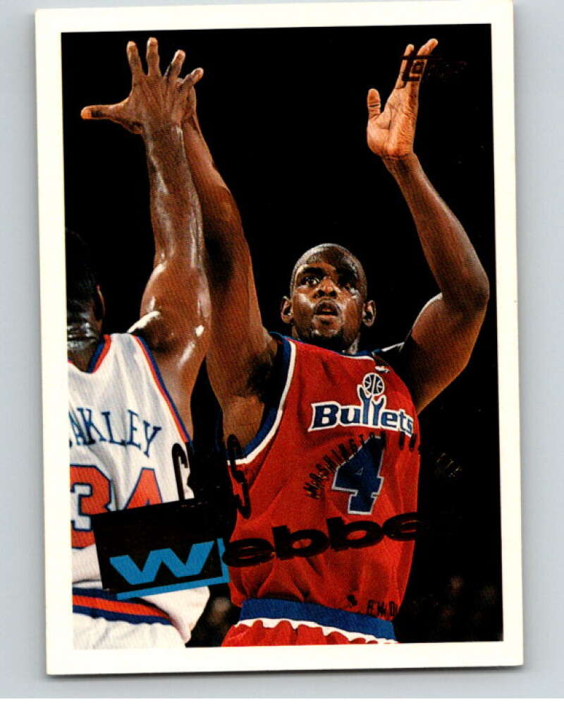 1995-96 Topps NBA #282 Chris Webber Washington Bullets V70521 Image 1