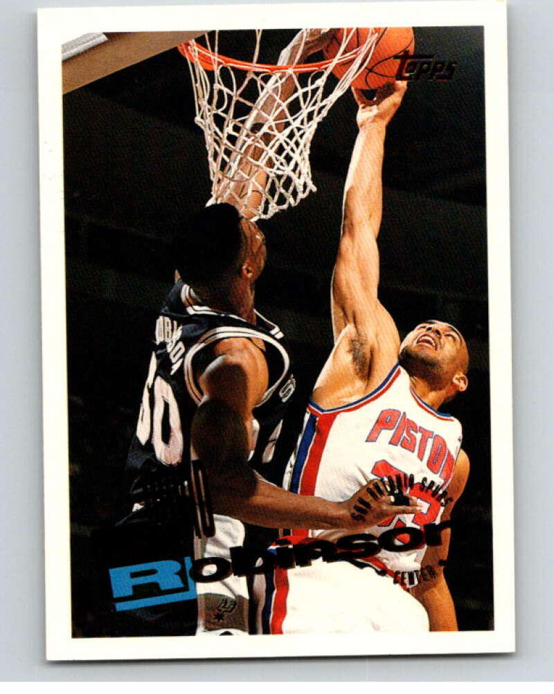 1995-96 Topps NBA #283 David Robinson San Antonio Spurs V70523 Image 1