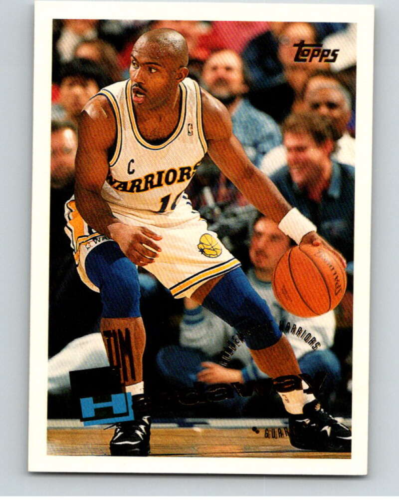 1995-96 Topps NBA #287 Tim Hardaway Golden State Warriors V70531 Image 1