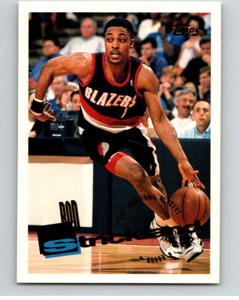1995-96 Topps NBA #288 Rod Strickland Portland Trail Blazers V70532 Image 1