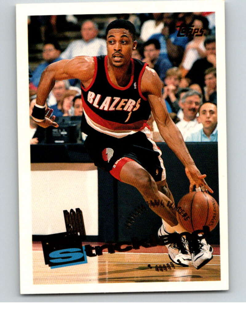 1995-96 Topps NBA #288 Rod Strickland Portland Trail Blazers V70535 Image 1