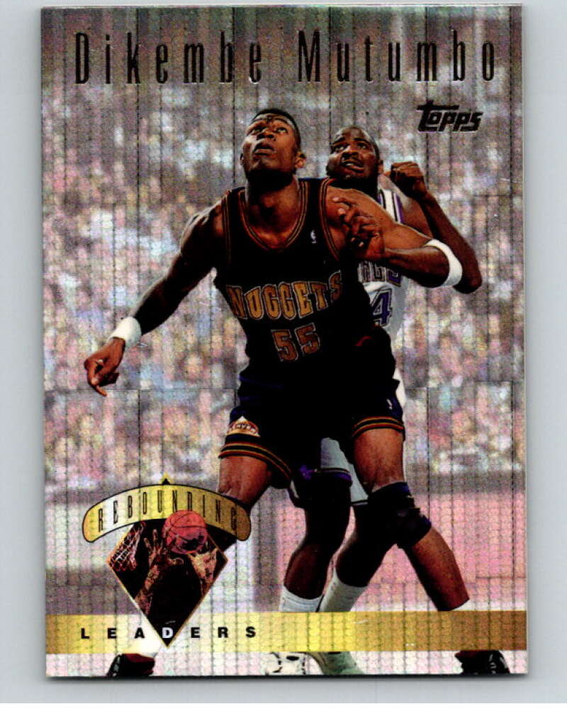 1995-96 Topps NBA Power Boosters #12 Dikembe Mutombo V70545 Image 1