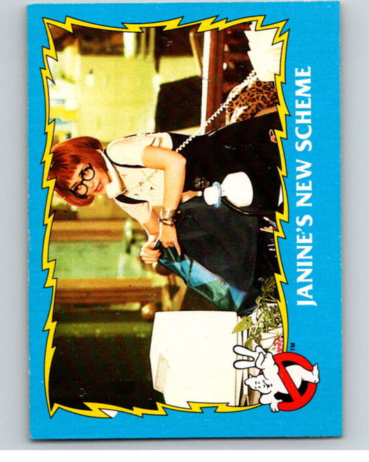 1989 Topps Ghostbusters II #50 Janine's New Scheme   V70585 Image 1