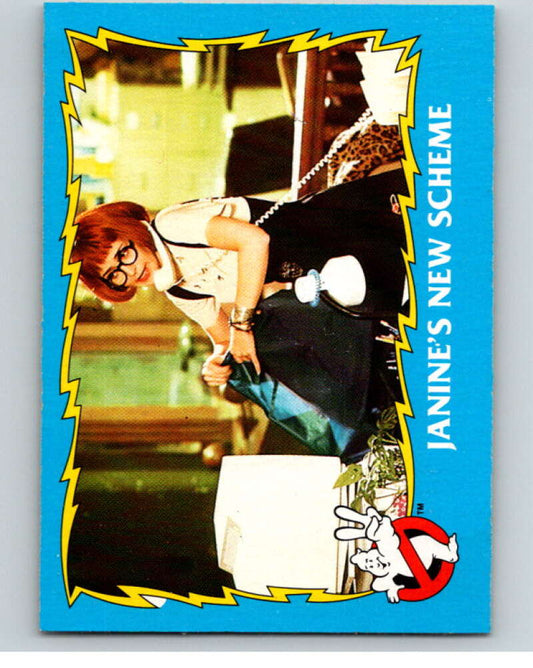 1989 Topps Ghostbusters II #50 Janine's New Scheme   V70586 Image 1