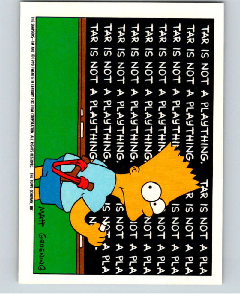 1990 The Simpsons Stickers #8 The Simpsons V70647 Image 2