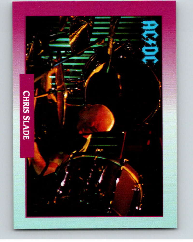 1991 Brockum Rock Cards #11 Chris Slade V70656 Image 1