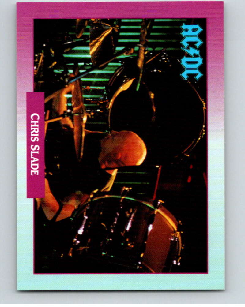 1991 Brockum Rock Cards #11 Chris Slade V70657 Image 1