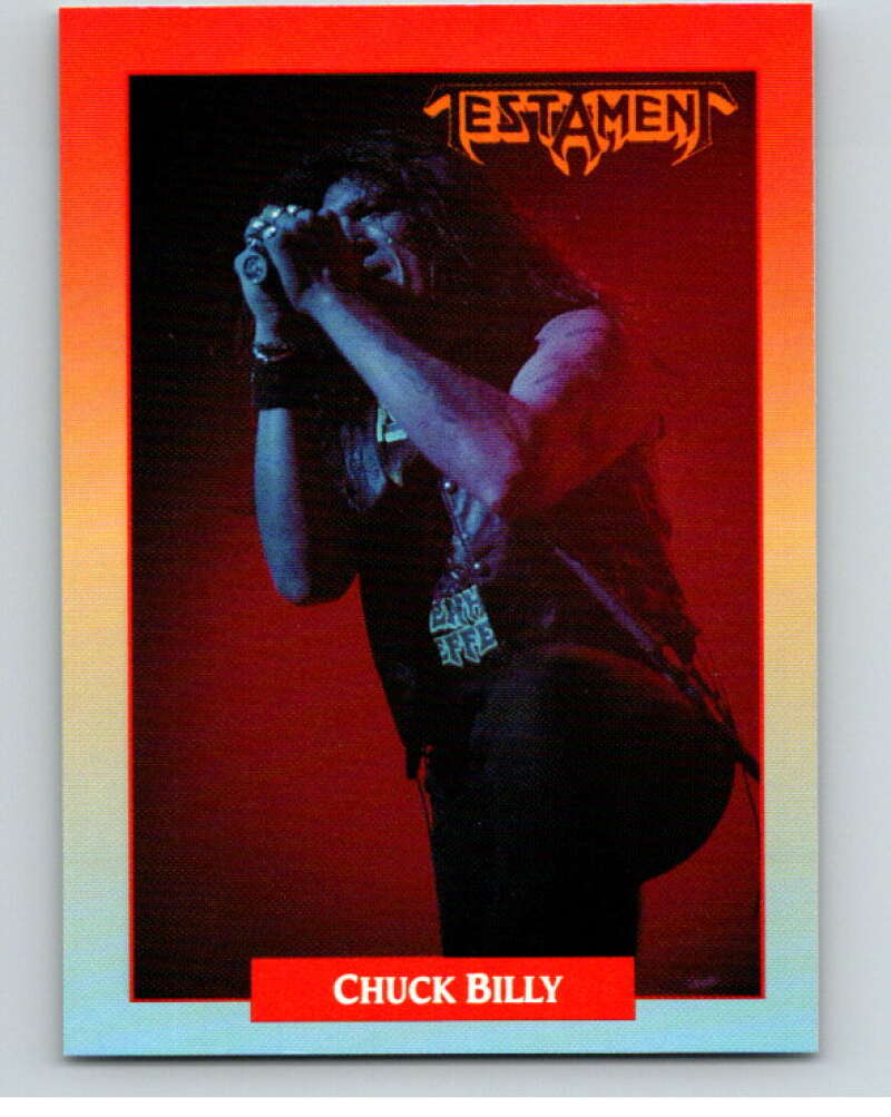1991 Brockum Rock Cards #26 Chuck Billy V70662 Image 1