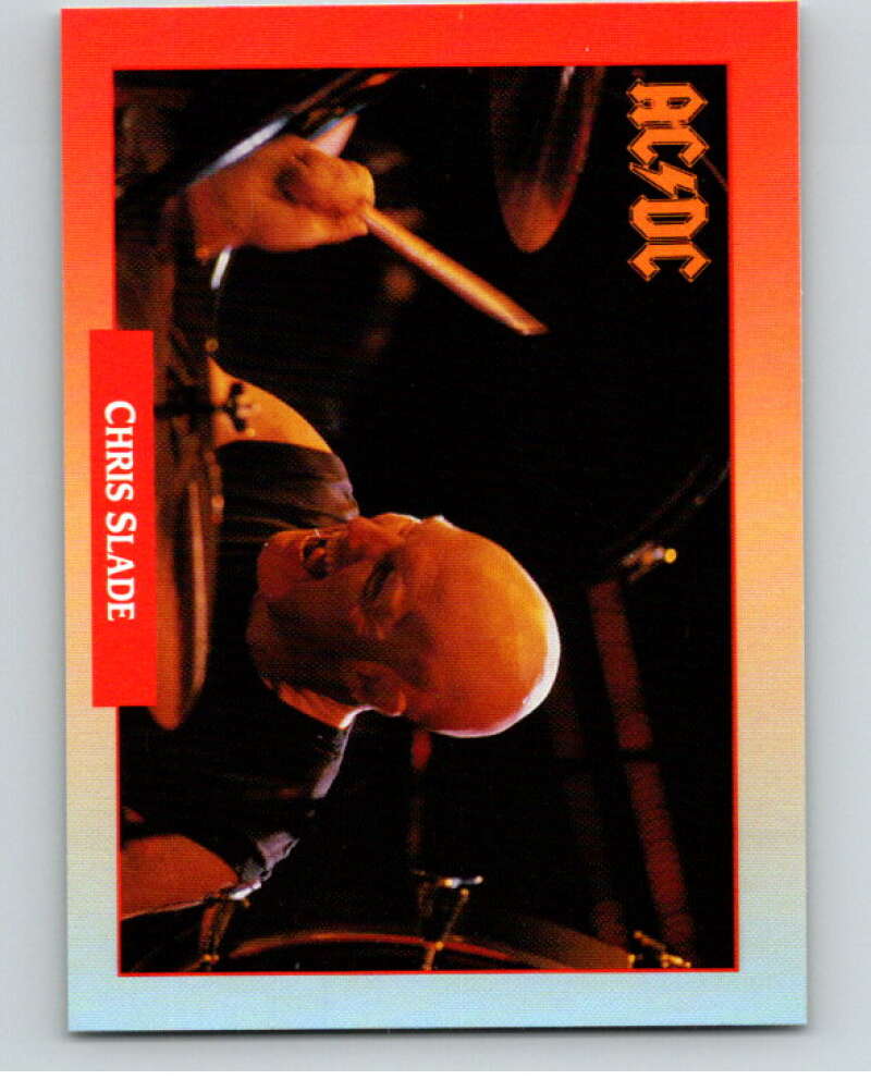 1991 Brockum Rock Cards #35 Chris Slade V70667 Image 1