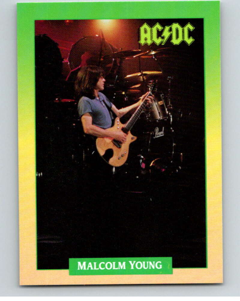 1991 Brockum Rock Cards #56 Malcolm Young V70676 Image 1