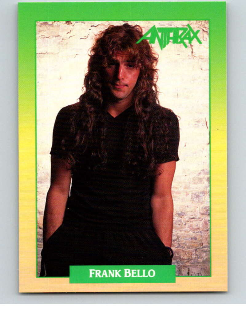 1991 Brockum Rock Cards #57 Frank Bello V70677 Image 1