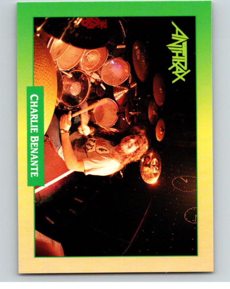 1991 Brockum Rock Cards #59 Charlie Benante V70679 Image 1