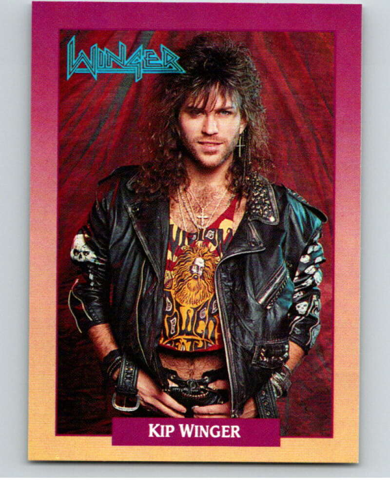 1991 Brockum Rock Cards #64 Kip Winger V70681 Image 1