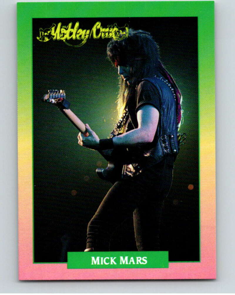 1991 Brockum Rock Cards #91 Mick Mars V70688 Image 1
