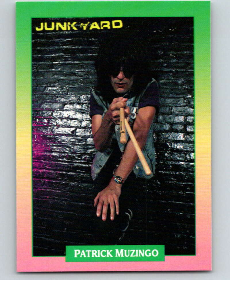 1991 Brockum Rock Cards #92 Patrick Muzingo V70690 Image 1