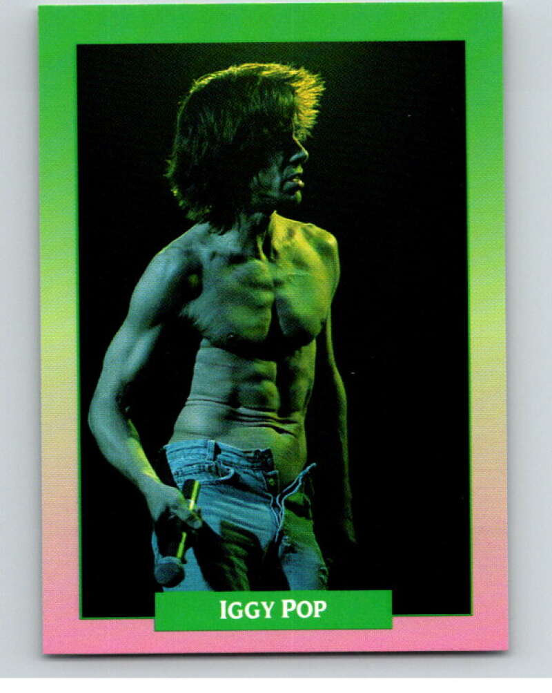 1991 Brockum Rock Cards #97 Iggy Pop V70691 Image 1