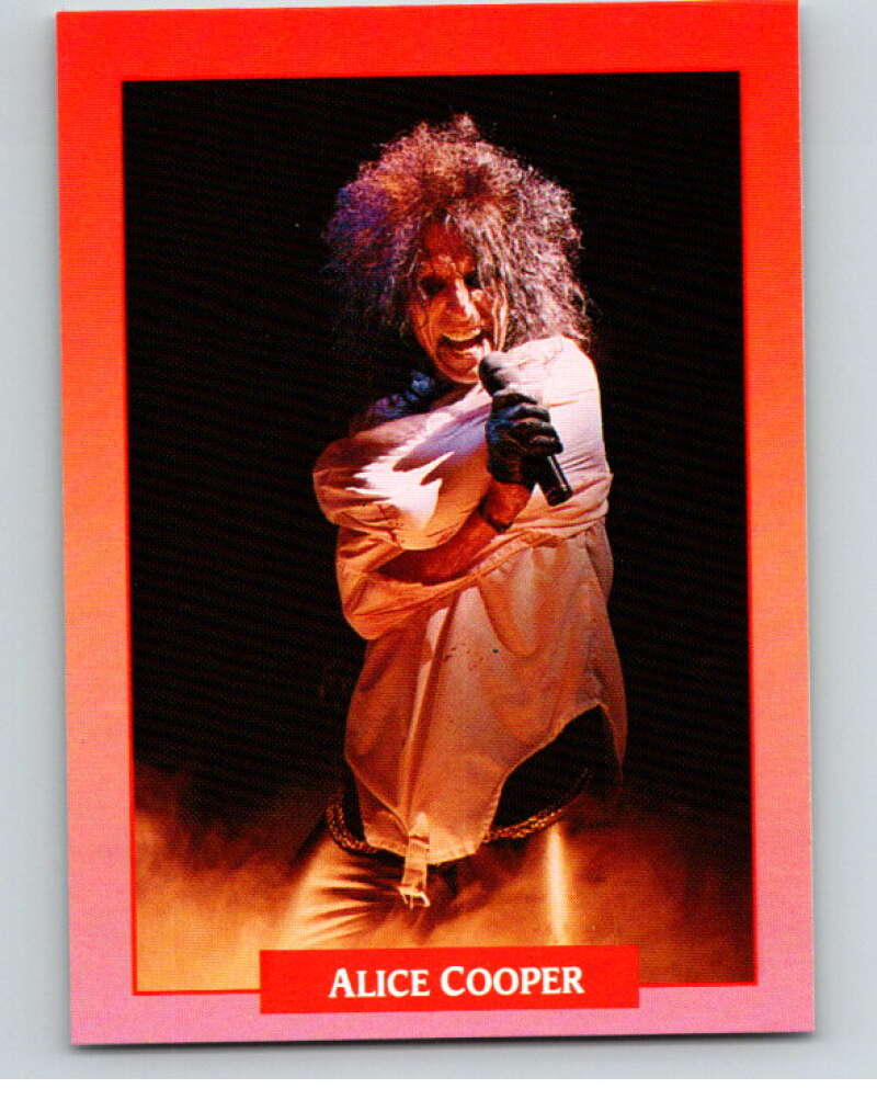 1991 Brockum Rock Cards #110 Alice Cooper V70696 Image 1