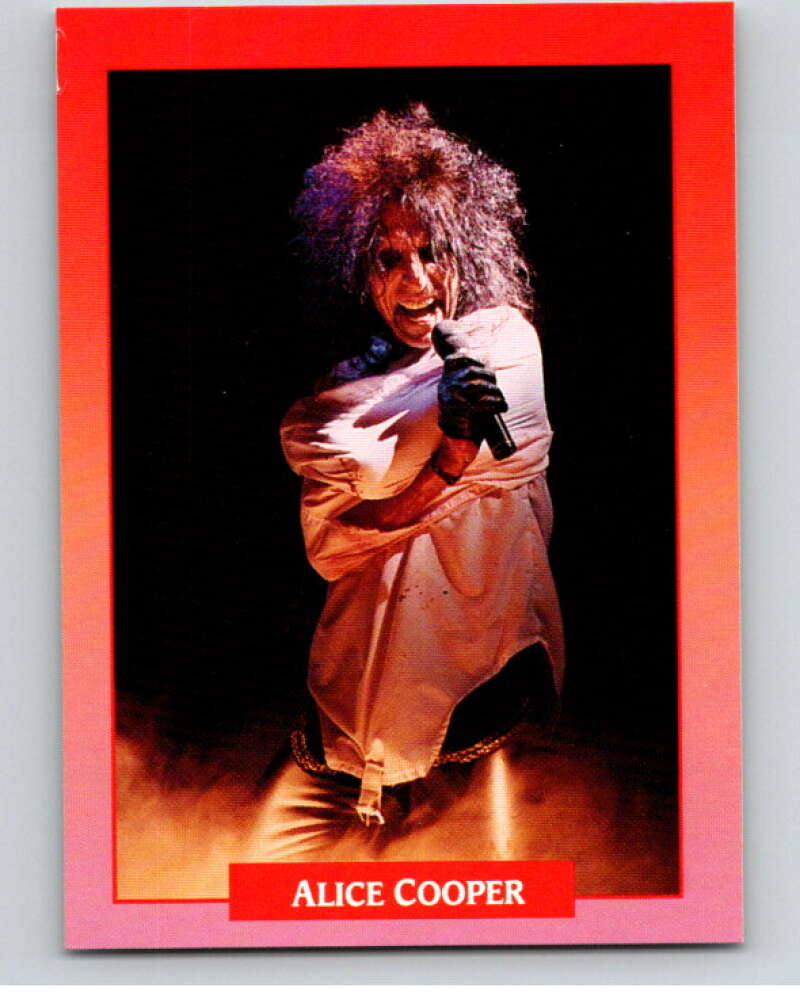 1991 Brockum Rock Cards #110 Alice Cooper V70697 Image 1