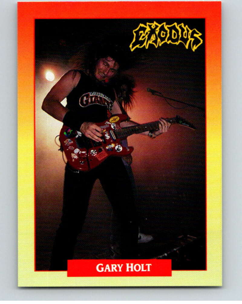 1991 Brockum Rock Cards #127 Gary Holt V70701 Image 1