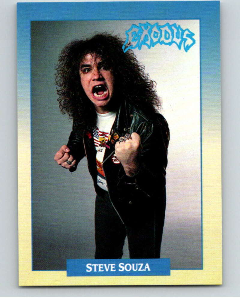 1991 Brockum Rock Cards #133 Steve Souza V70703 Image 1