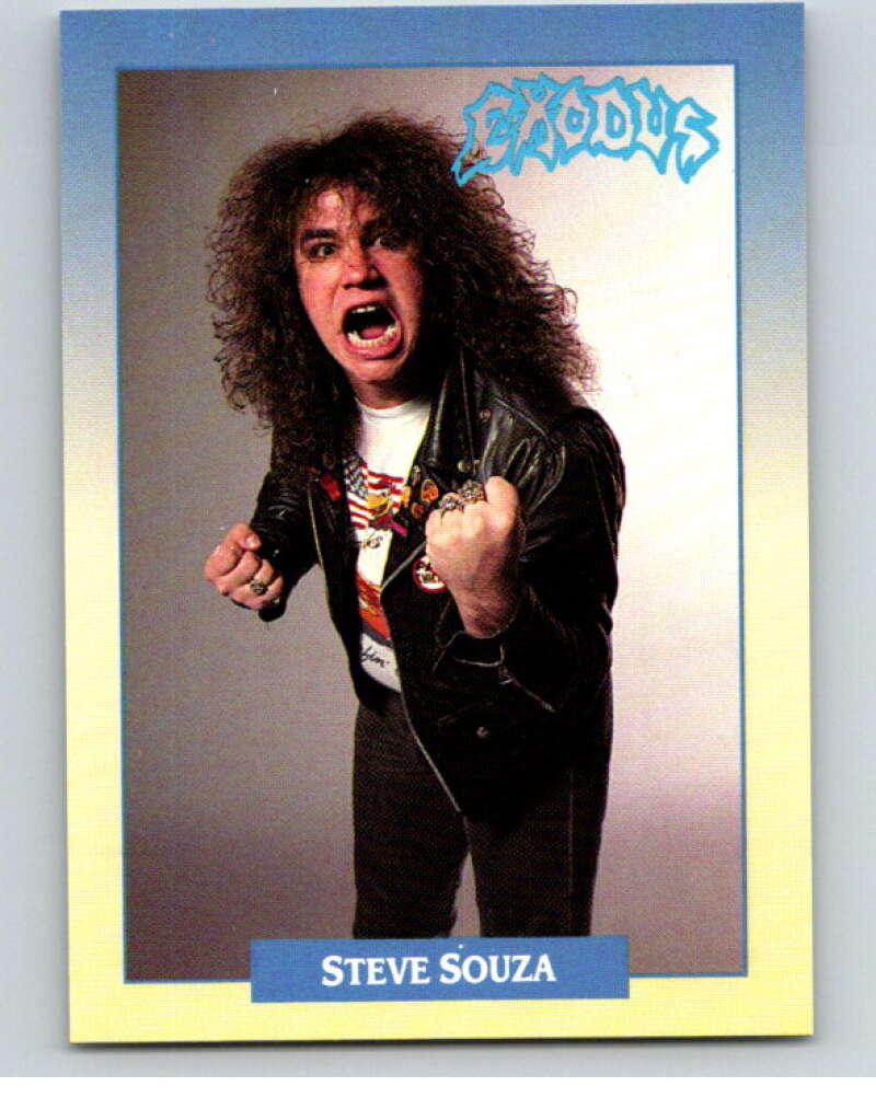 1991 Brockum Rock Cards #133 Steve Souza V70704 Image 1