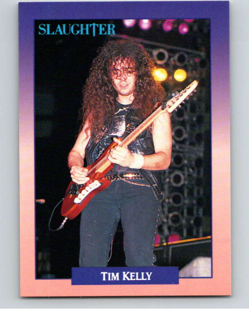 1991 Brockum Rock Cards #163 Tim Kelly V70712 Image 1