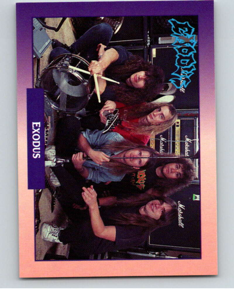 1991 Brockum Rock Cards #166 Exodus V70715 Image 1