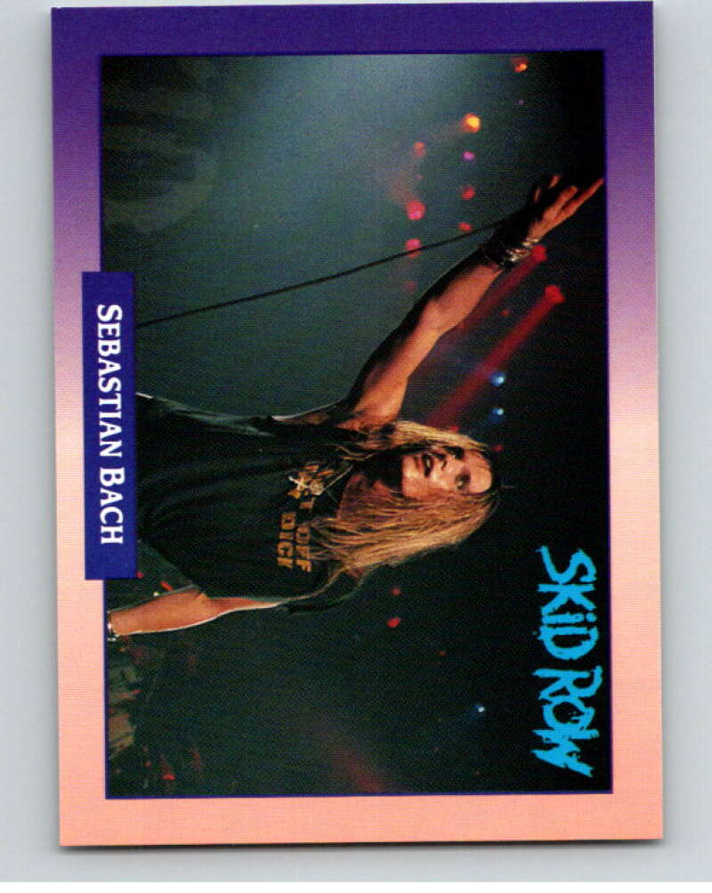 1991 Brockum Rock Cards #167 Sebastian Bach V70716 Image 1