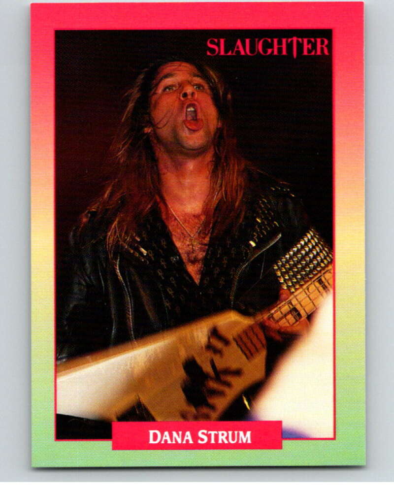 1991 Brockum Rock Cards #188 Dana Strum V70725 Image 1