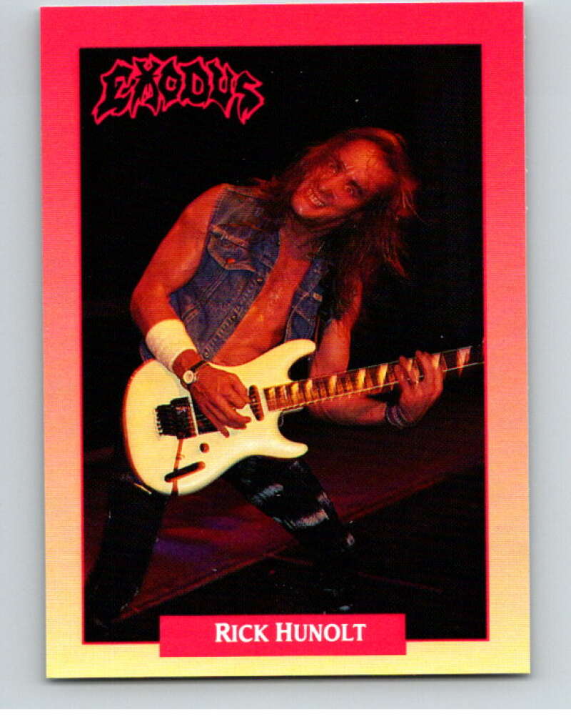 1991 Brockum Rock Cards #195 Rick Hunolt V70727 Image 1