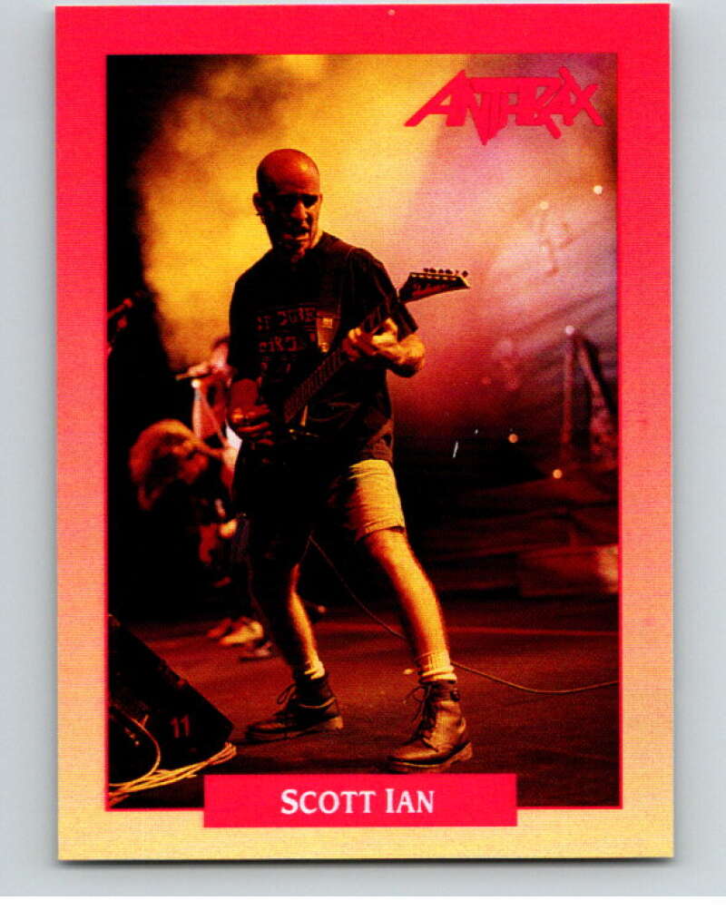 1991 Brockum Rock Cards #201 Scott Ian V70728 Image 1