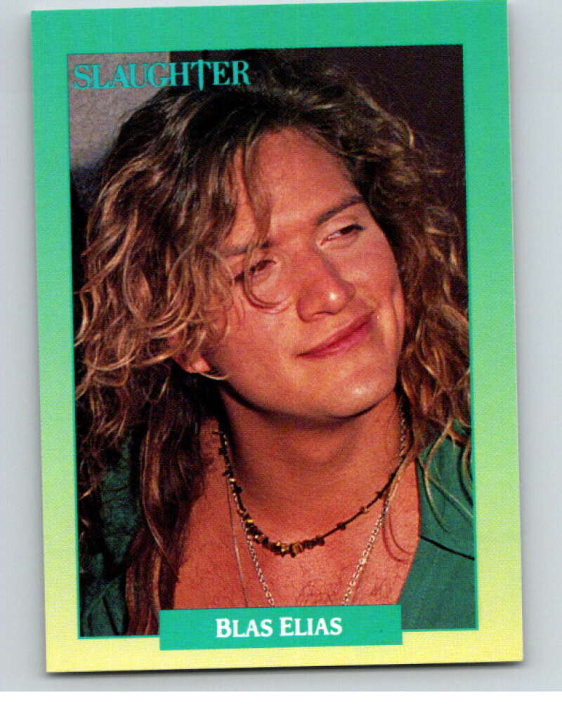 1991 Brockum Rock Cards #212 Blas Elias V70734 Image 1