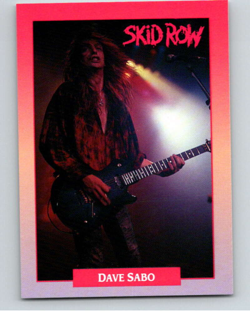 1991 Brockum Rock Cards #230 Dave Sabo V70739 Image 1
