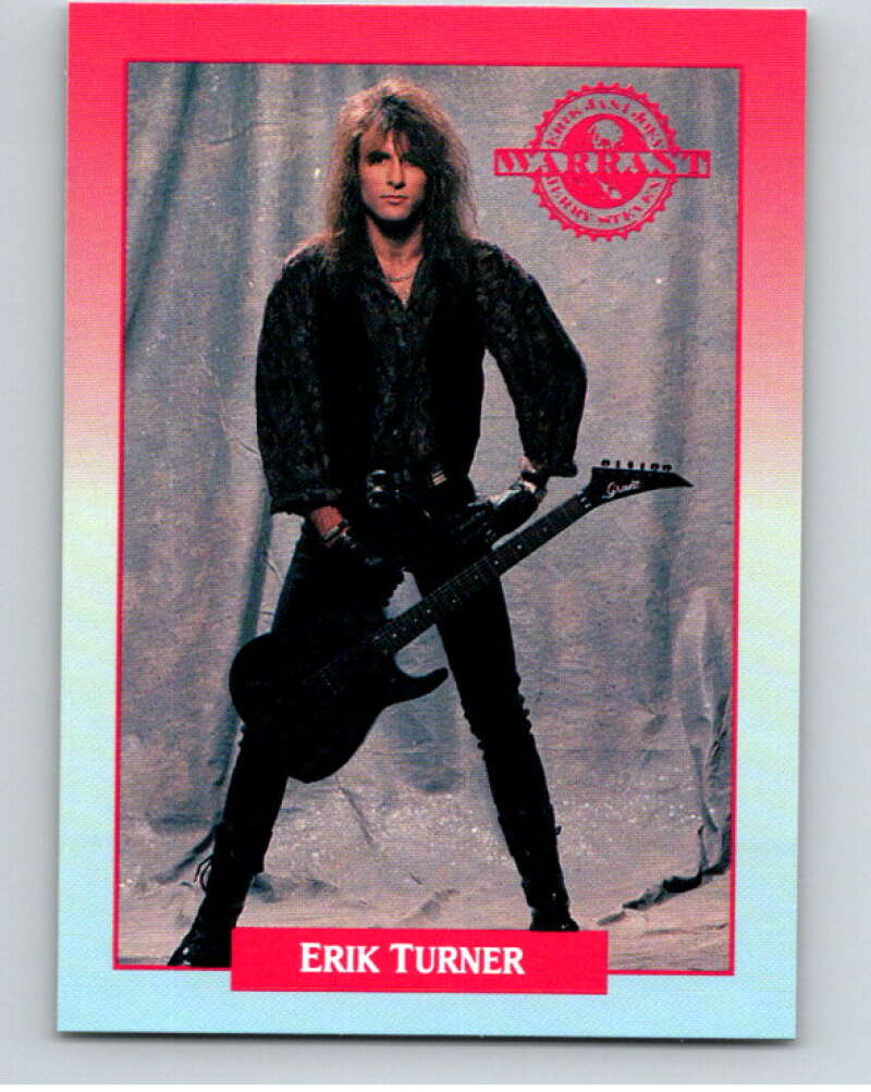1991 Brockum Rock Cards #246 Erik Turner V70746 Image 1