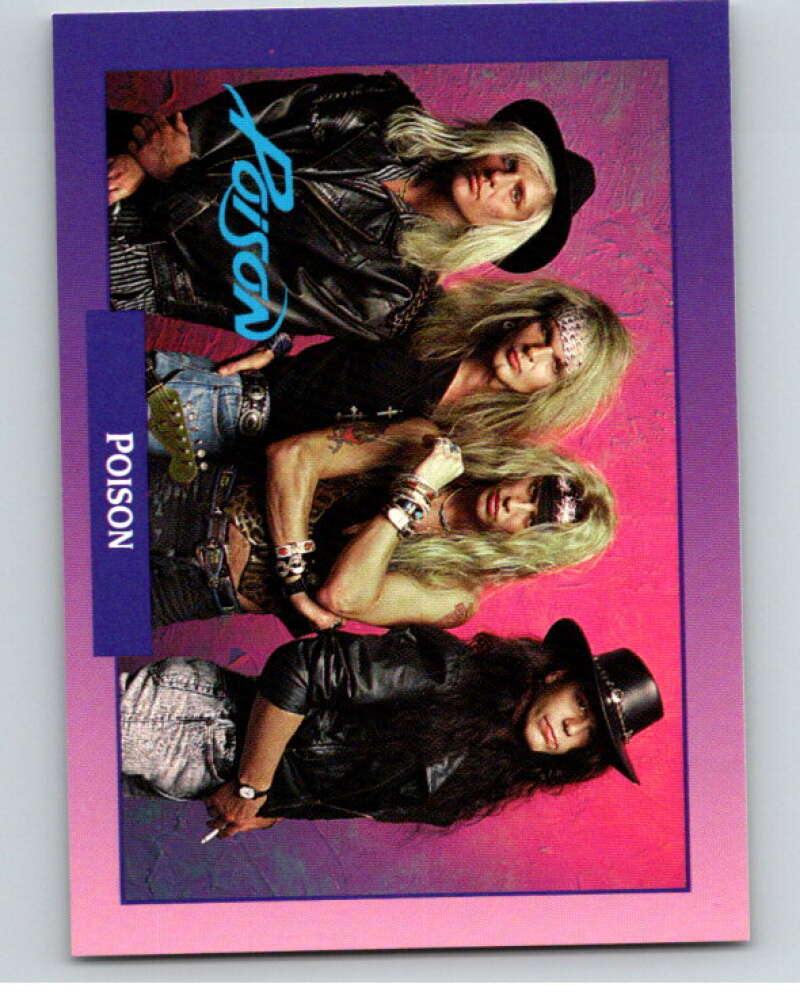 1991 Brockum Rock Cards #275 Poison V70753 Image 1