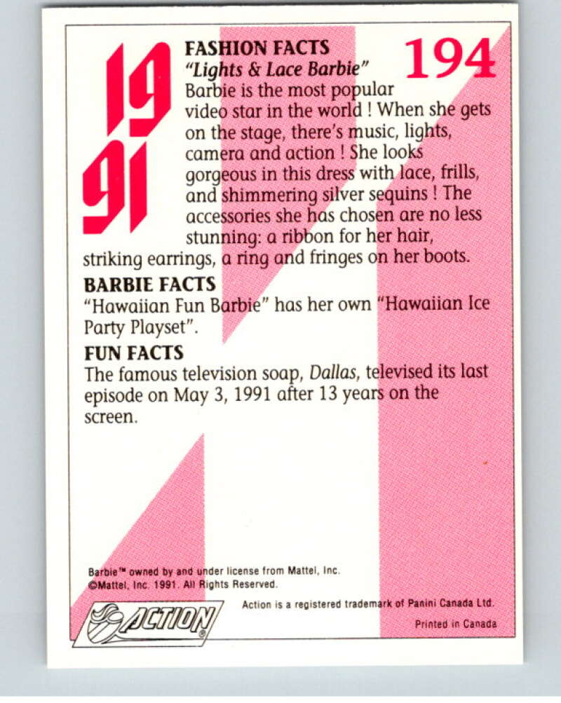 1991 Another First for Barbie 1991 Year V70980 Image 2