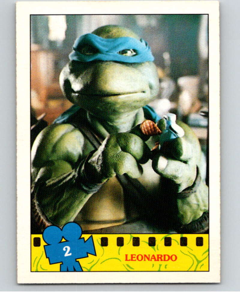 1990 O-Pee-Chee Teenage Mutant Ninja Turtles Movie #2 Card V70986 Image 1